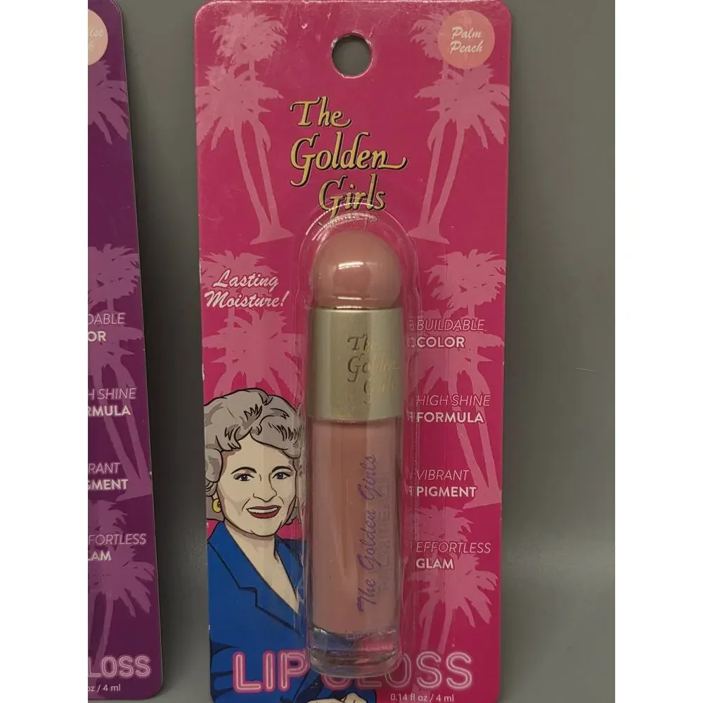 Golden Girls lip gloss collection features character-themed packaging (Set of 4)